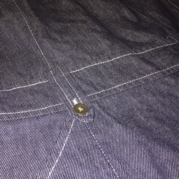 Express Denim Strapless Dress - Picture 4 of 6